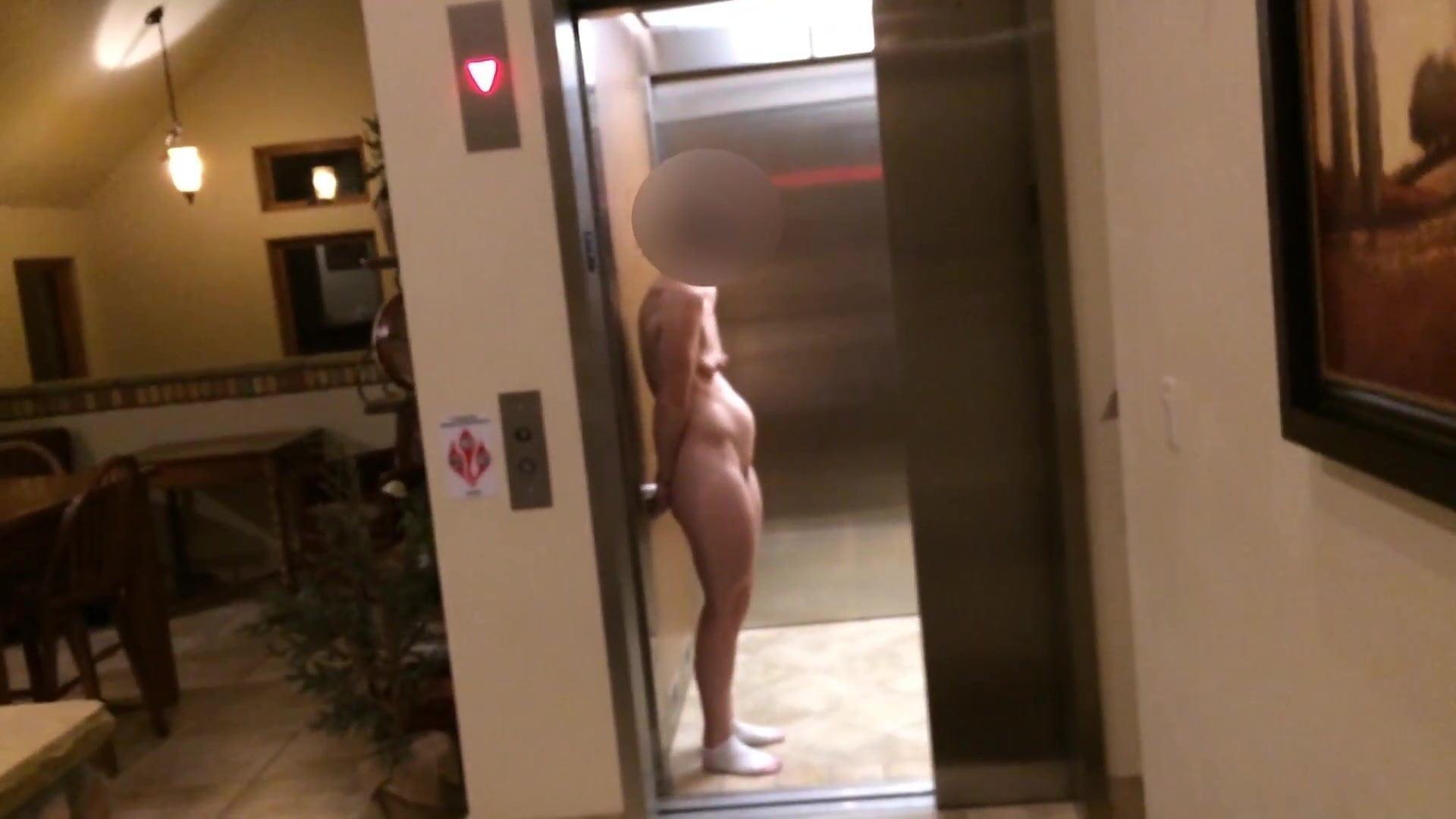 Naked In A Elevator