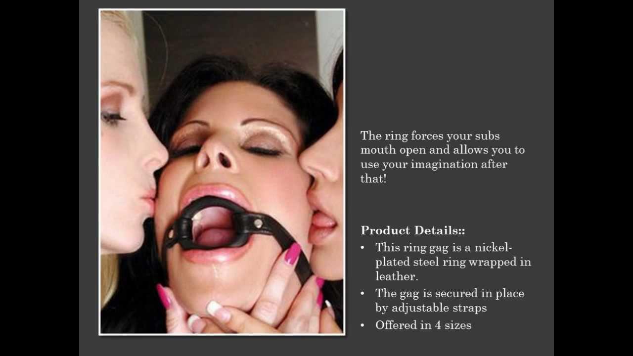 10 inch dildo throating and brutal ass fucking ring gagged slave slut.