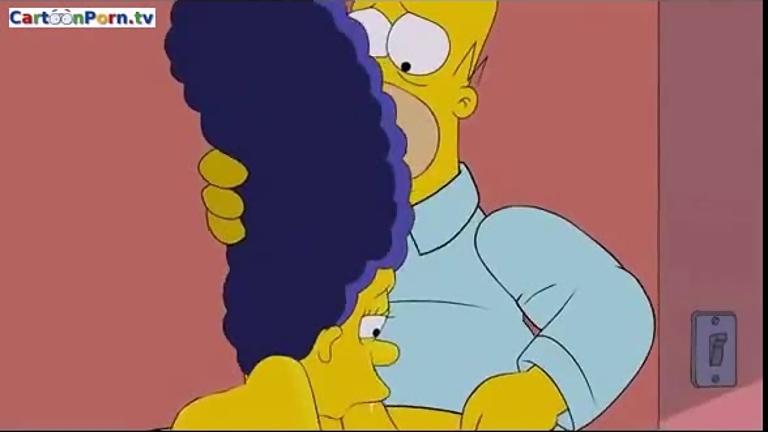 Simpson cartoon blowjob