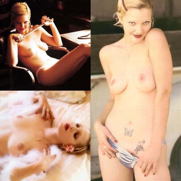 Drew barrymore naked swimming topless