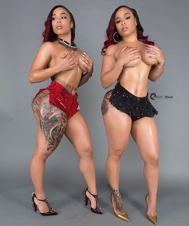 Twins double nude dose BaddiesOnly. 