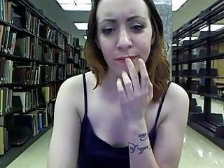 Crazy library chick