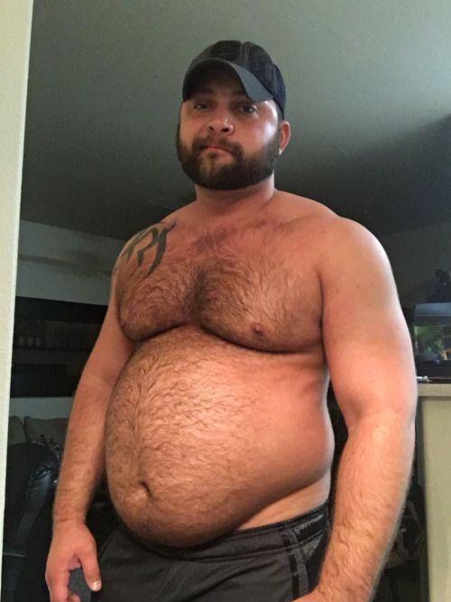 Fat belly man
