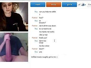 best of Plays horny white omegle girl