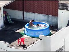 Hidden pool sex