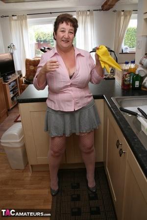 best of Women and Mature skirts tops kitchen in in