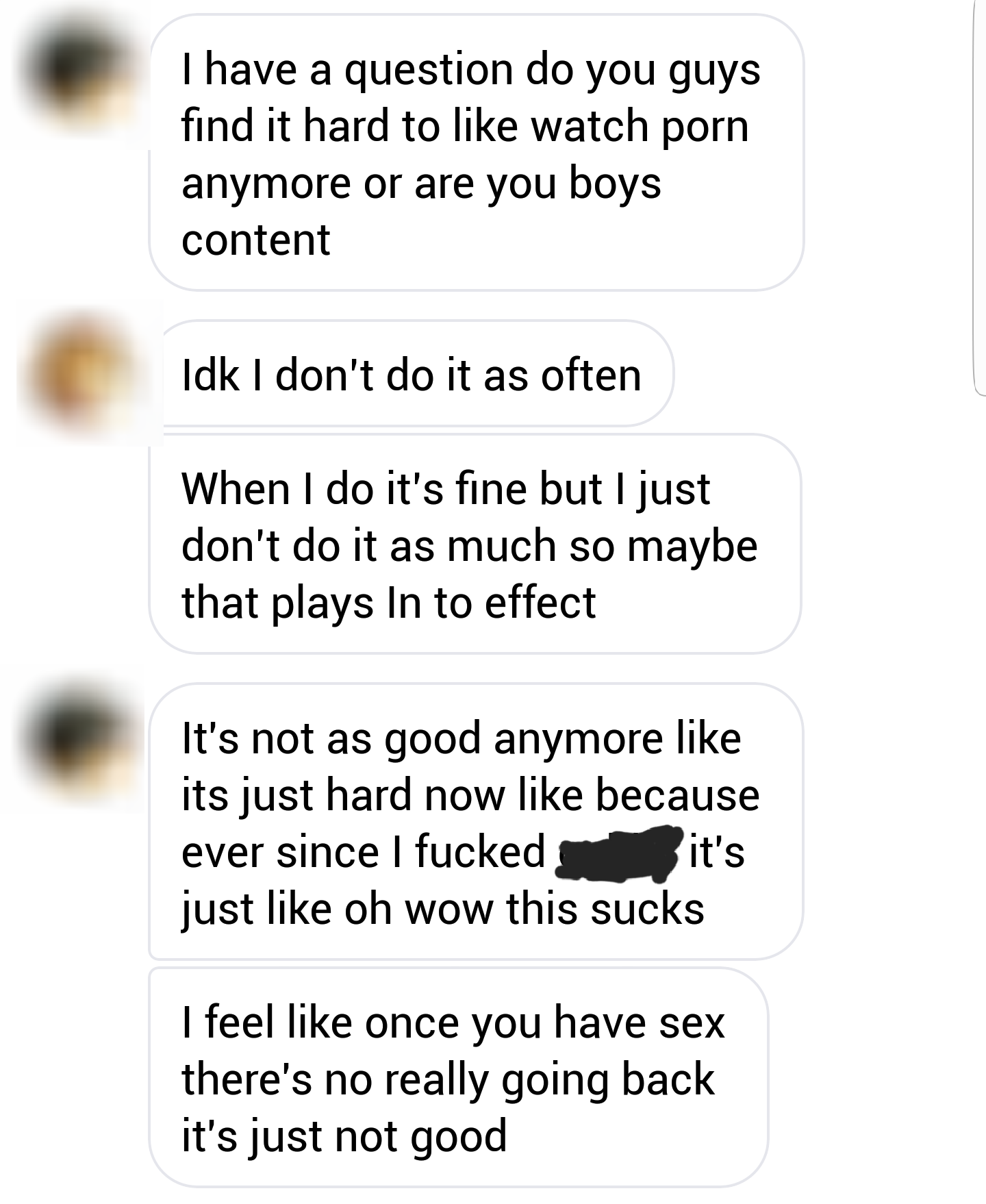 Sex doesn t feel good anymore