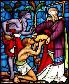 Catholic teaching feed hungry cloth naked