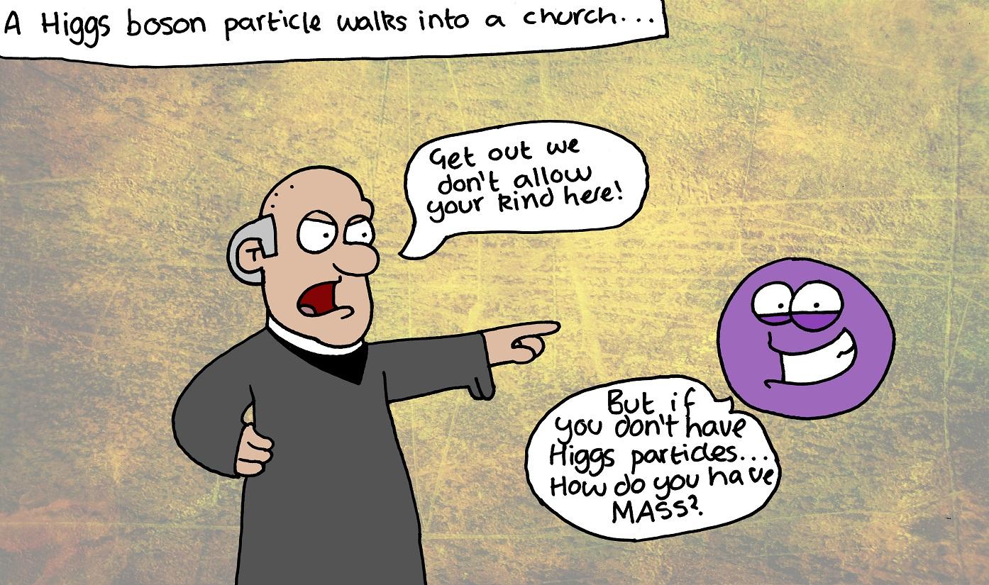 Higgs boson particle jokes