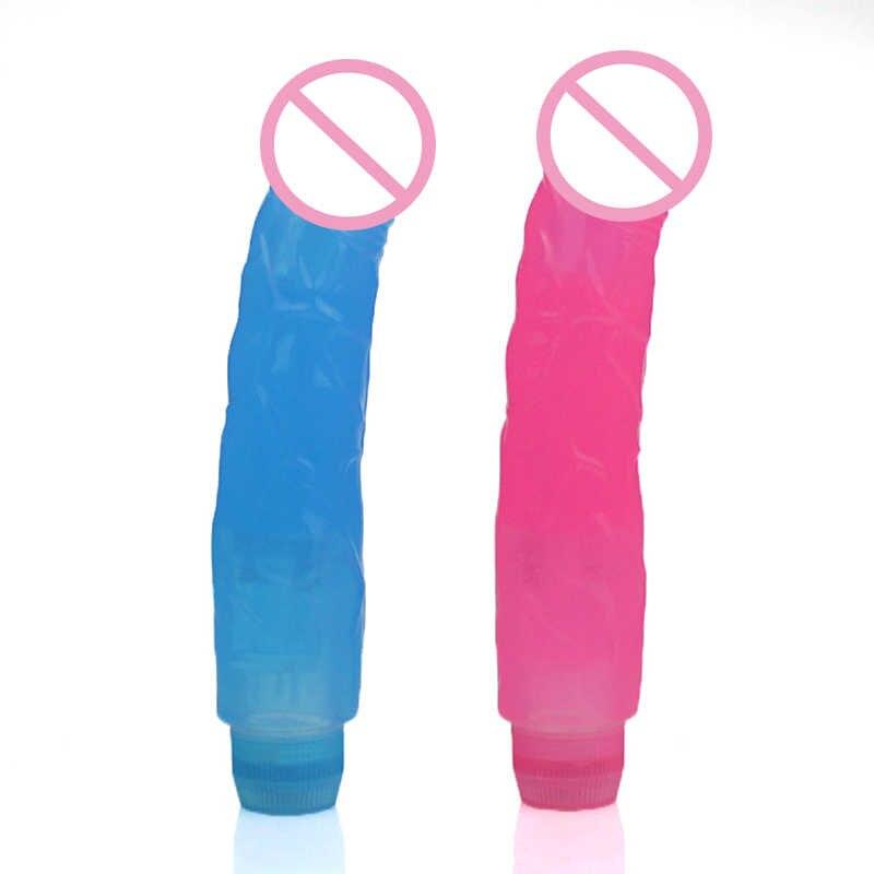 Multi speed waterproof jelly vibrator
