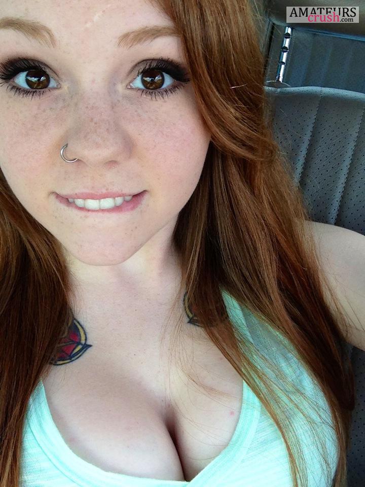 Beautiful Redhead Tits