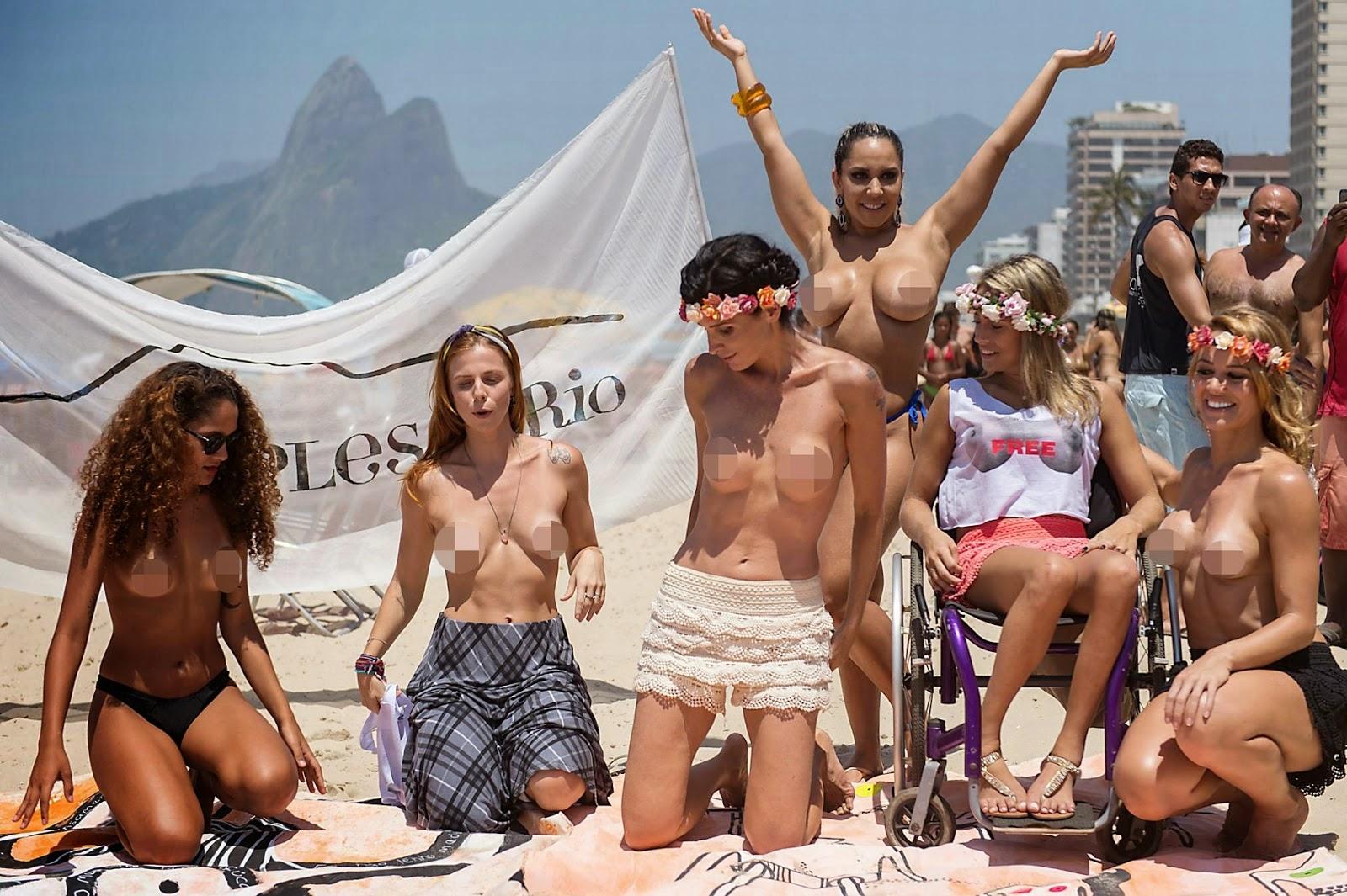 best of Women nude Brazilian sunbathing