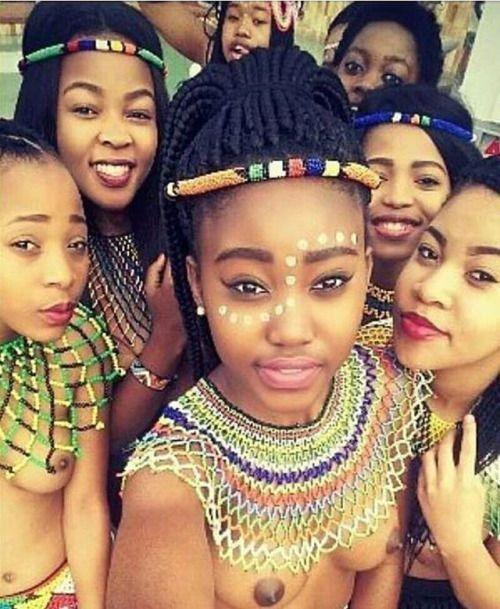 Dark nude zulu girls