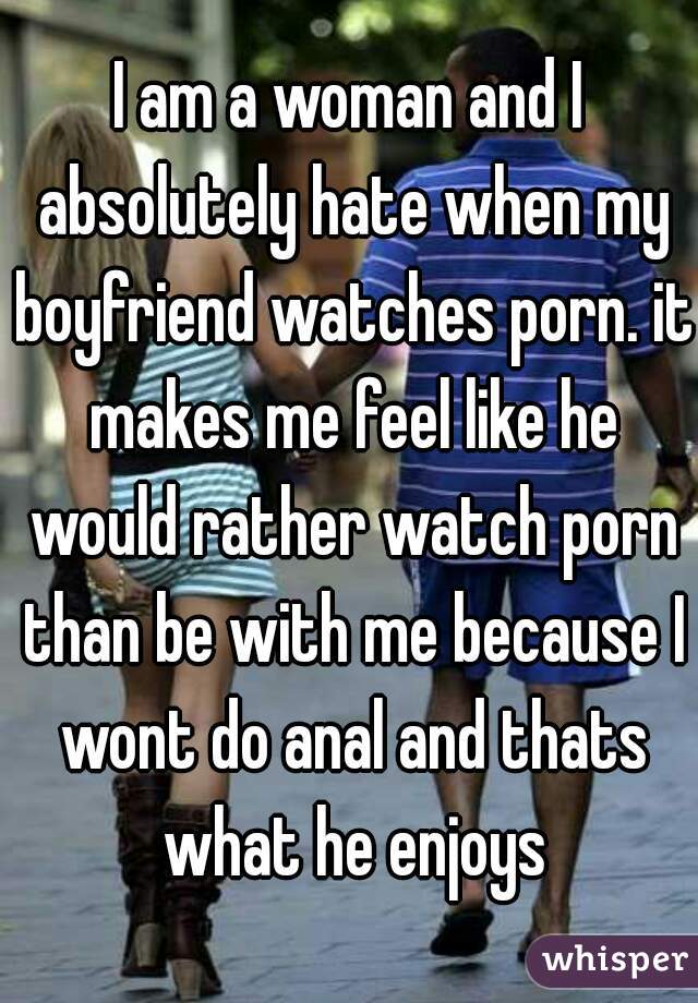 Boyfriend watches anal