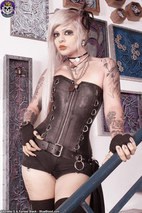 Goth corset