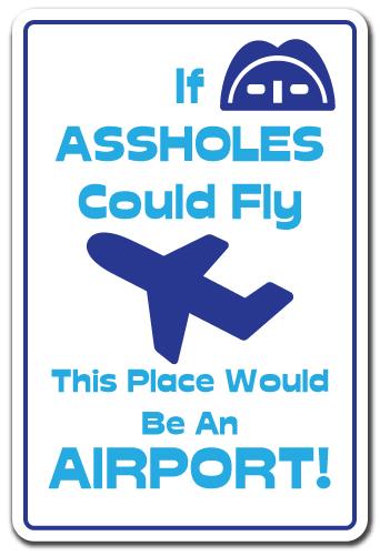 If assholes could fly