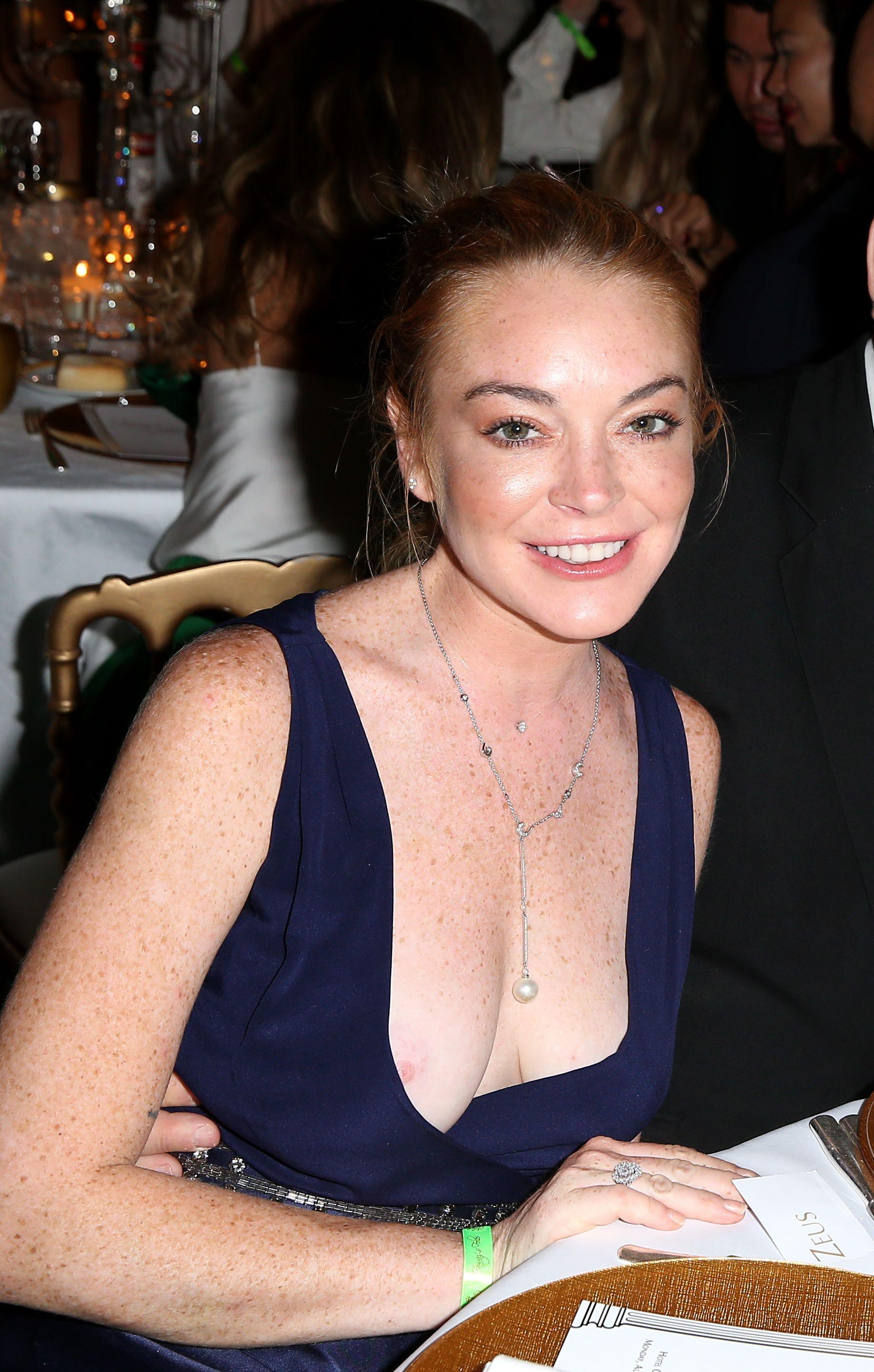 Lindsay Lohan panties upskirt movie scenes.