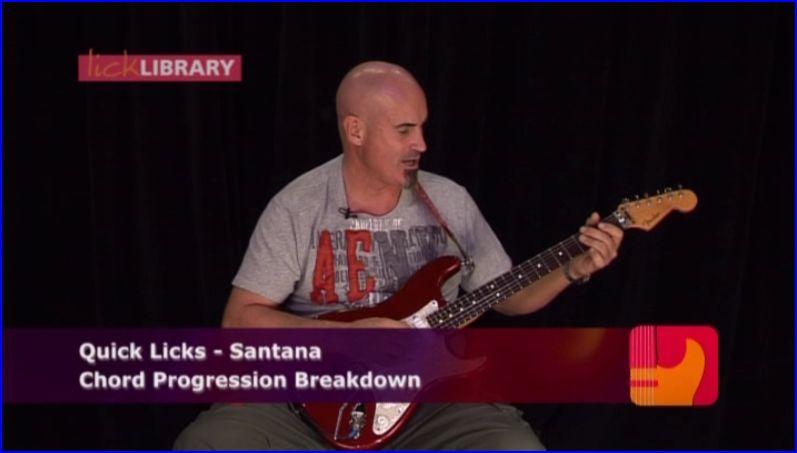 best of Lick Santana instructional library dvd
