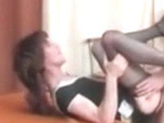 best of Fuck wife Crossdressed watching and