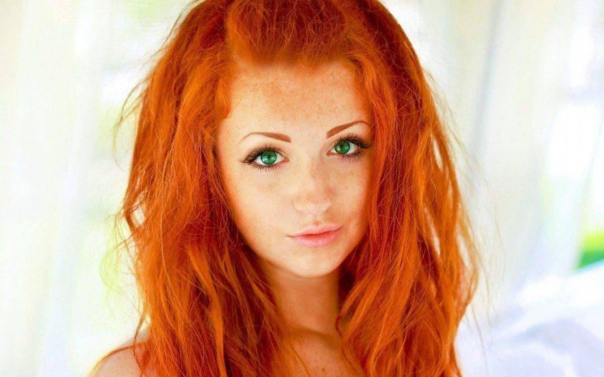 Betty B. reccomend redhead green eyes