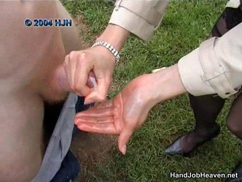 Champ reccomend wifes woman handjob cock outdoor