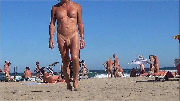 Shemale naked lick penis on beach