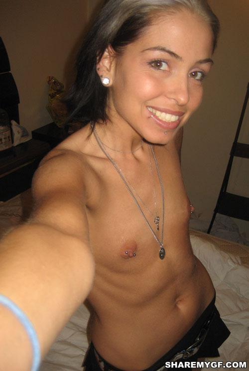 small tits amateur college babe