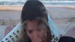 TD reccomend wifes assholes blowjob cock on beach