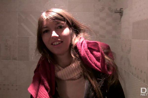 best of Toilet blowjob while